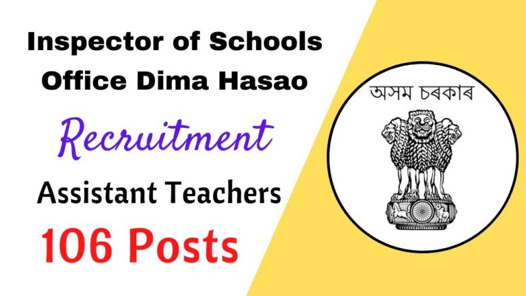 Dima hasao Assistant teacher recruitment