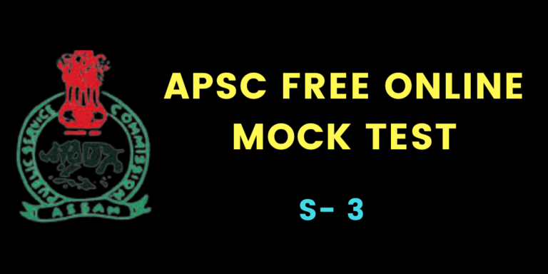 APSC Online mock test