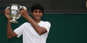 Samir Banerjee wins junior Wimbledon title